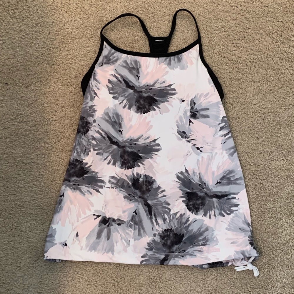 Fabletics floral workout top